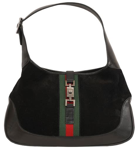 gucci vintage black bag|old gucci shoulder bag.